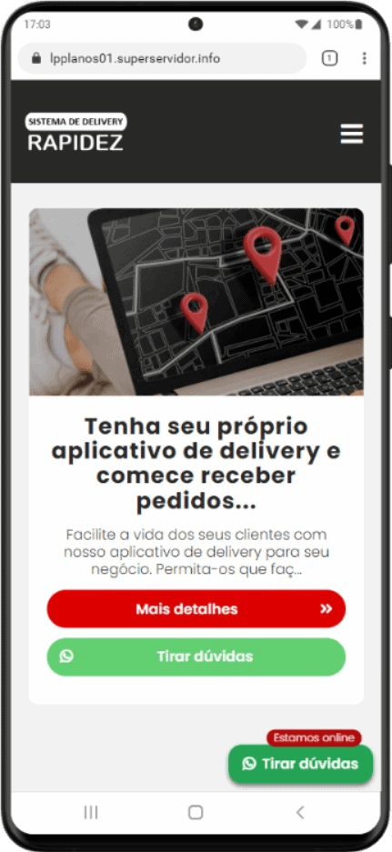 Modelo de site com sistema de Landing pages para produtos e serviços com recorrência
