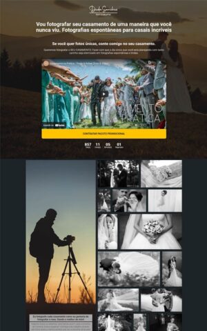Modelo de landing page para vender planos, serviços, produtos e cursos